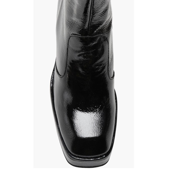 Free People Ruby Platform Bootie in Black Patent, Size EU39 | US9 New in Box - Picture 5 of 14